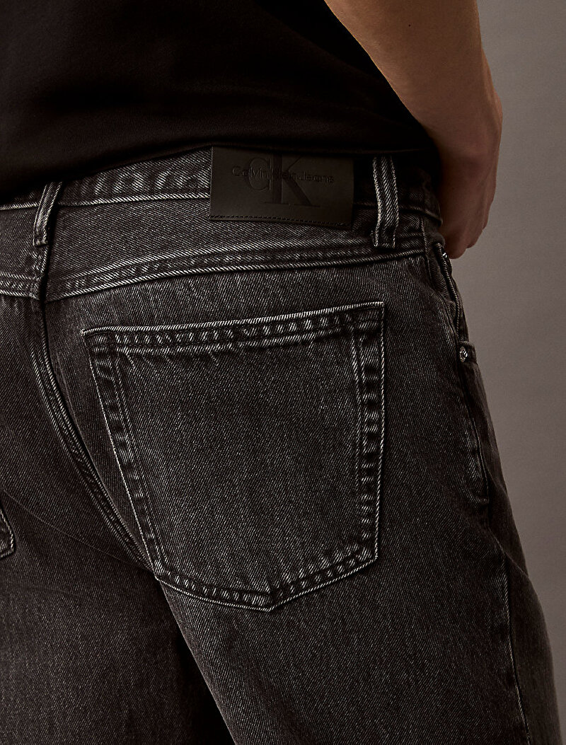 Calvin Klein Siyah Renkli Erkek 90s Straight Black Jean Pantolon