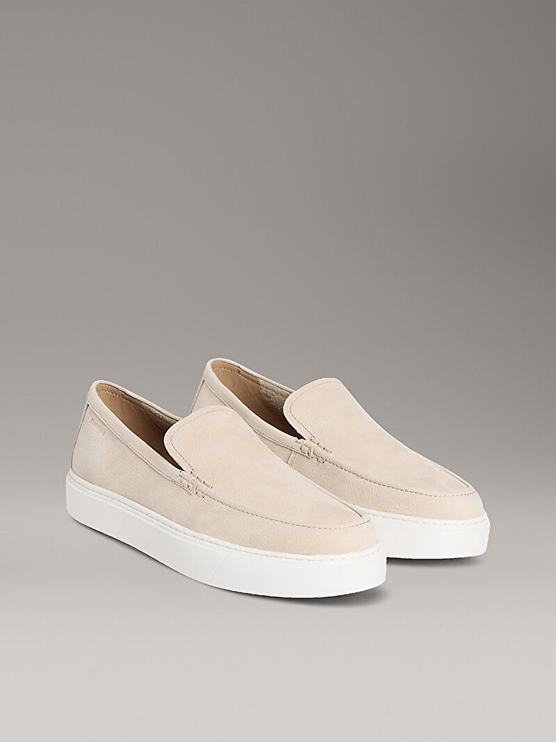 Calvin Klein Bej Renkli Erkek Hybrid Moccasin Klasik Ayakkabı