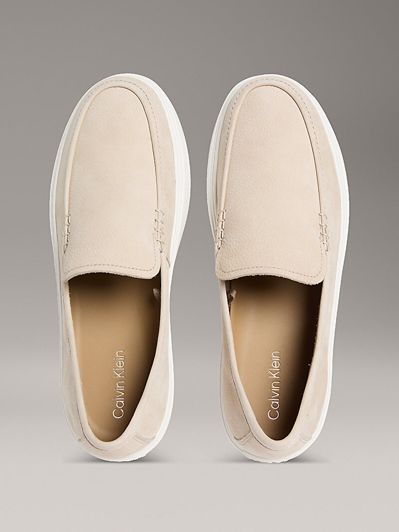 Calvin Klein Bej Renkli Erkek Hybrid Moccasin Klasik Ayakkabı