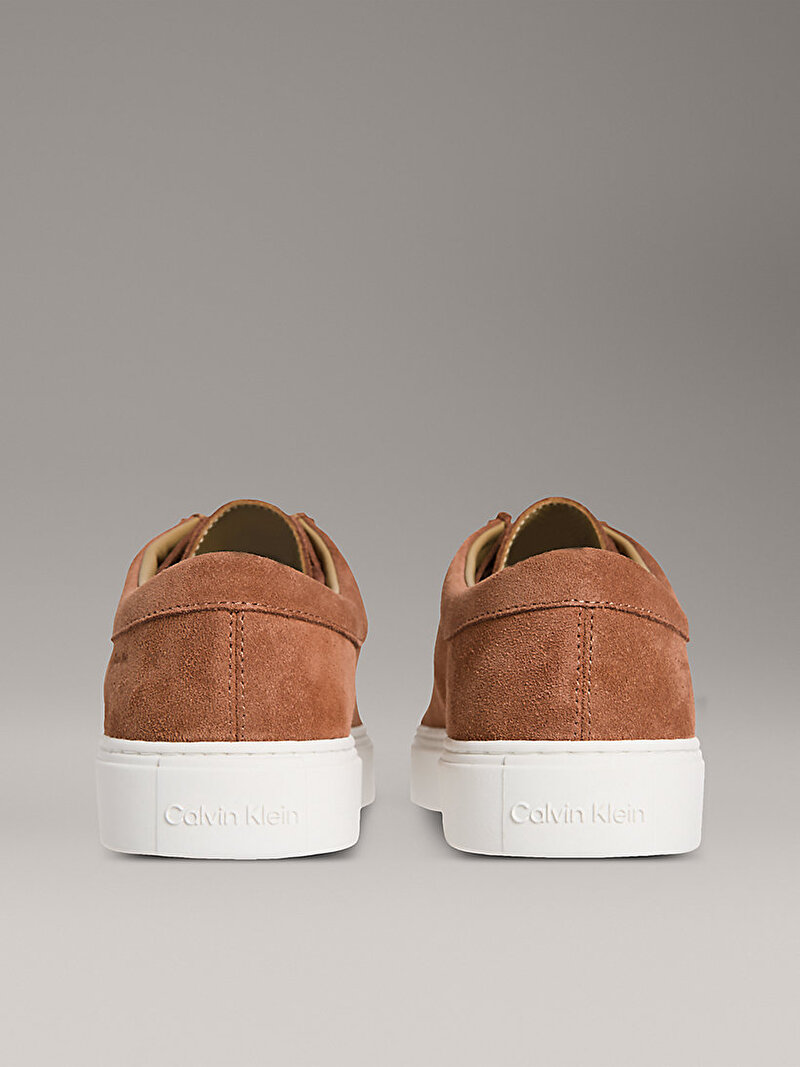 Calvin Klein Kahverengi Renkli Erkek Hybrid Apron Laceup Ayakkabı