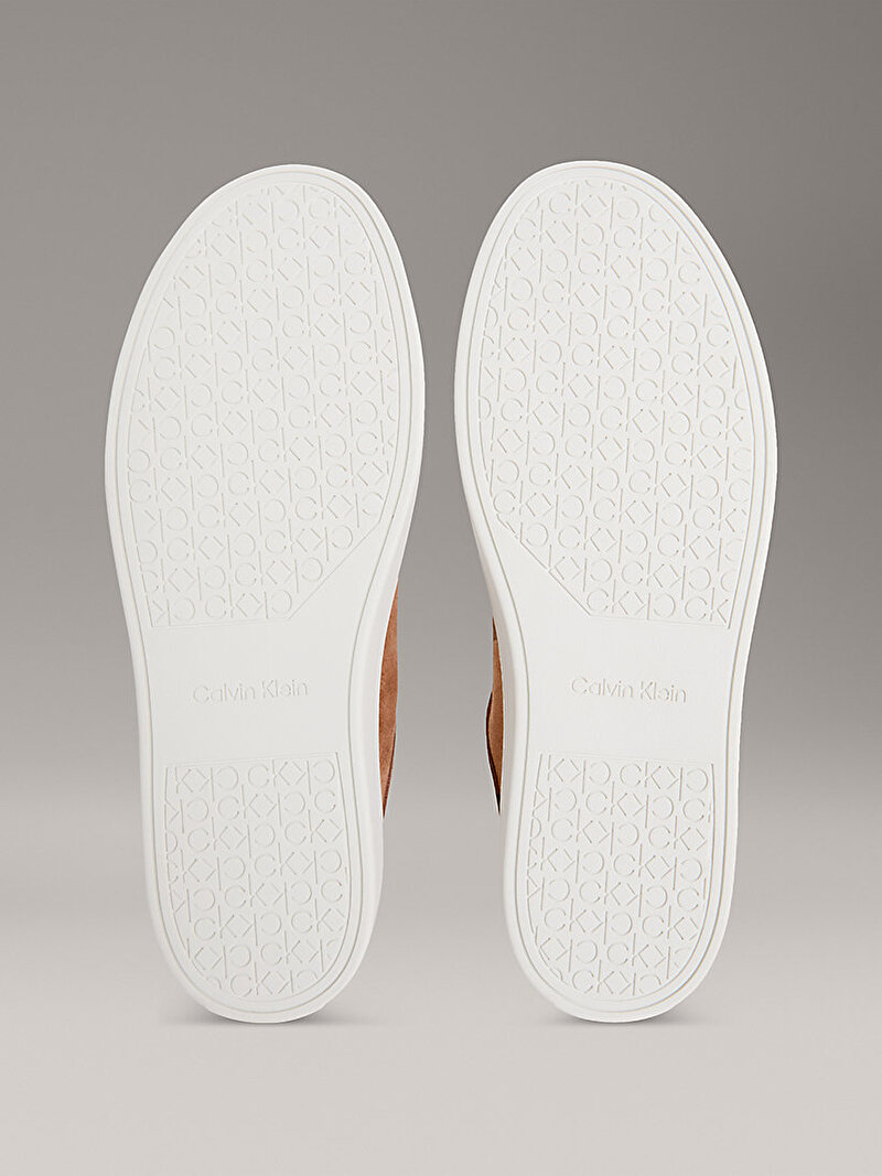 Calvin Klein Kahverengi Renkli Erkek Hybrid Apron Laceup Ayakkabı