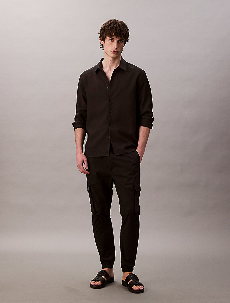 Erkek Skinny Elastic Pantolon