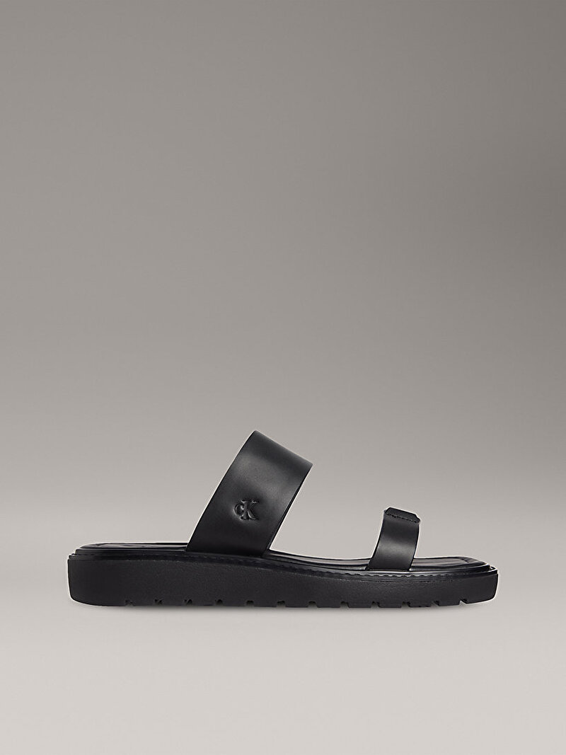 Calvin Klein Siyah Renkli Kadın Rope Soft Sandalet