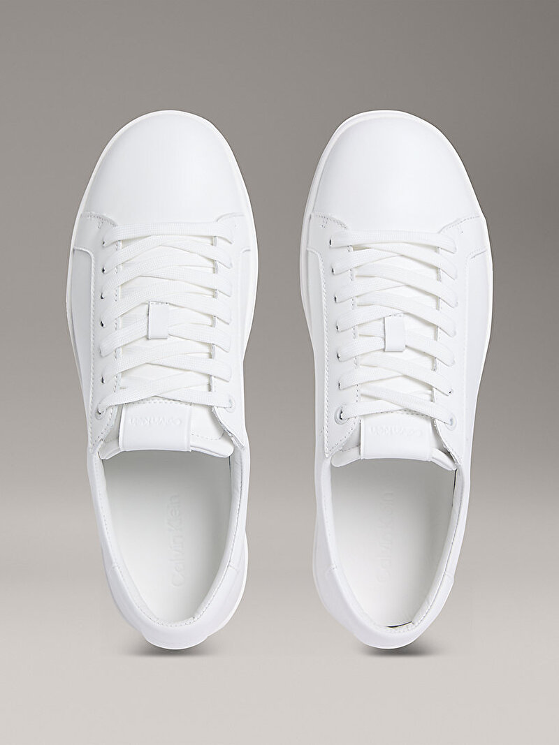 Calvin Klein Beyaz Renkli Erkek Low Top Lace Up Sneaker