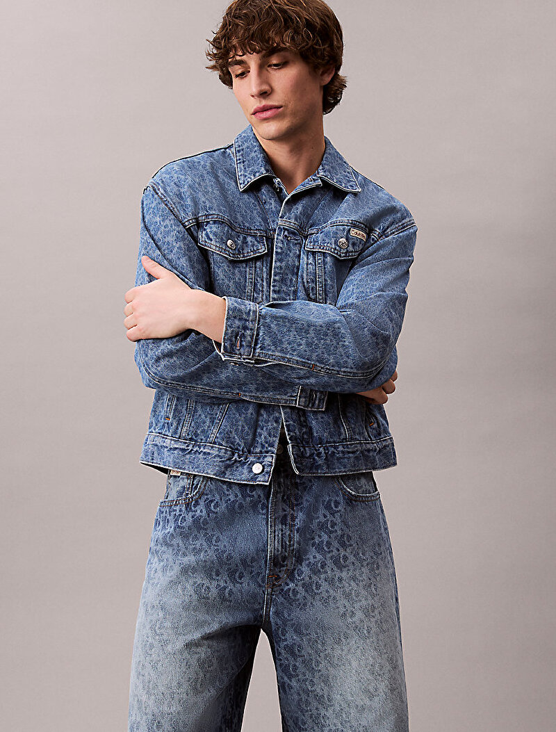 Calvin Klein Mavi Renkli Erkek 90s CK Celtic Şort