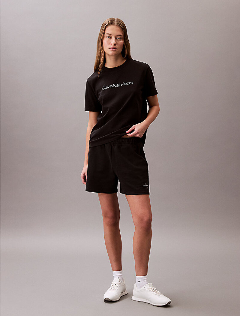 Calvin Klein Siyah Renkli Kadın Monologo French Şort