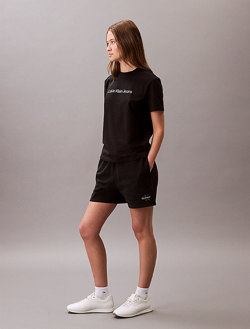 Calvin Klein Siyah Renkli Kadın Monologo French Şort