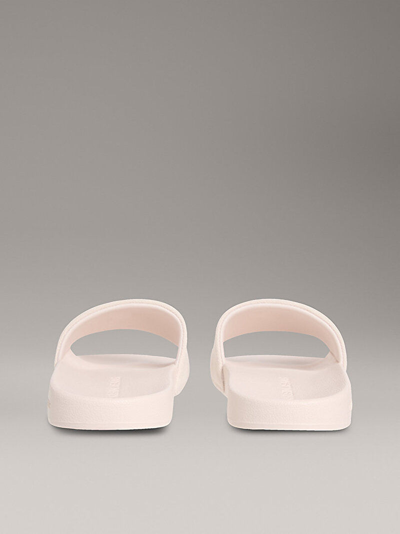 Calvin Klein Bej Renkli Kadın Monogram Plaj Terliği