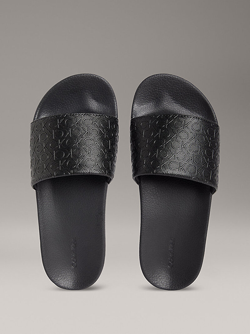 Calvin Klein Siyah Renkli Kadın Mono Plaj Terliği