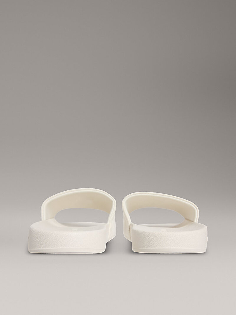 Calvin Klein Beyaz Renkli Erkek Monologo Plaj Terliği