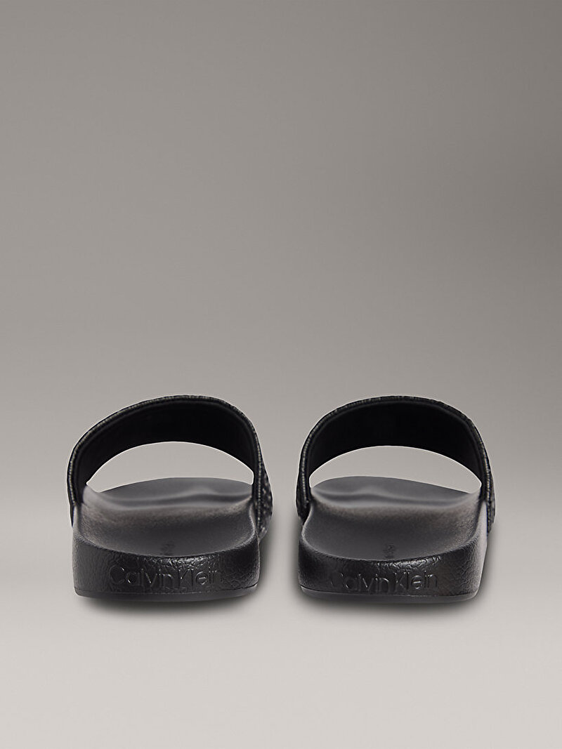 Calvin Klein Siyah Renkli Erkek Mono Plaj Terliği