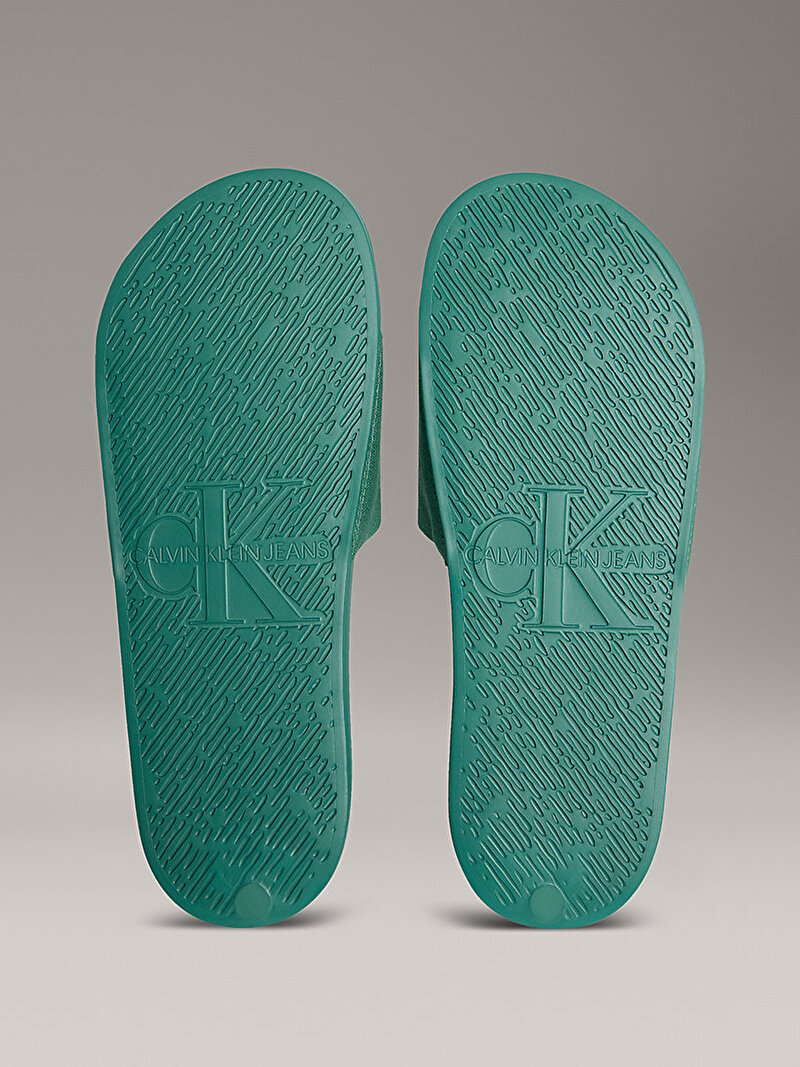 Calvin Klein Yeşil Renkli Erkek Monologo Plaj Terliği