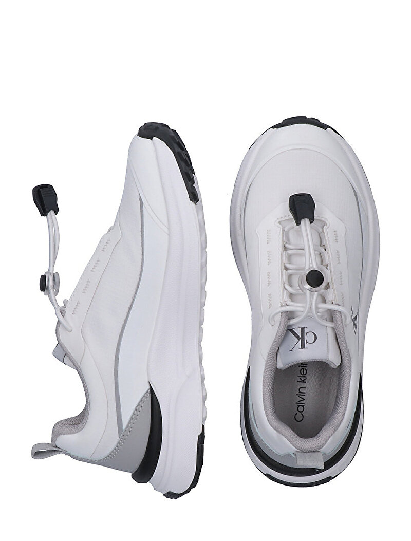 Calvin Klein Beyaz Renkli Çocuk Unisex Low Cut Lace Up Sneaker