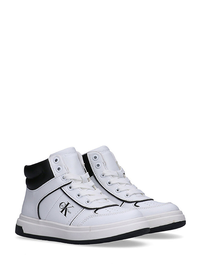 Calvin Klein Çok renkli Renkli Çocuk Unisex High Top Lace Up Sneaker