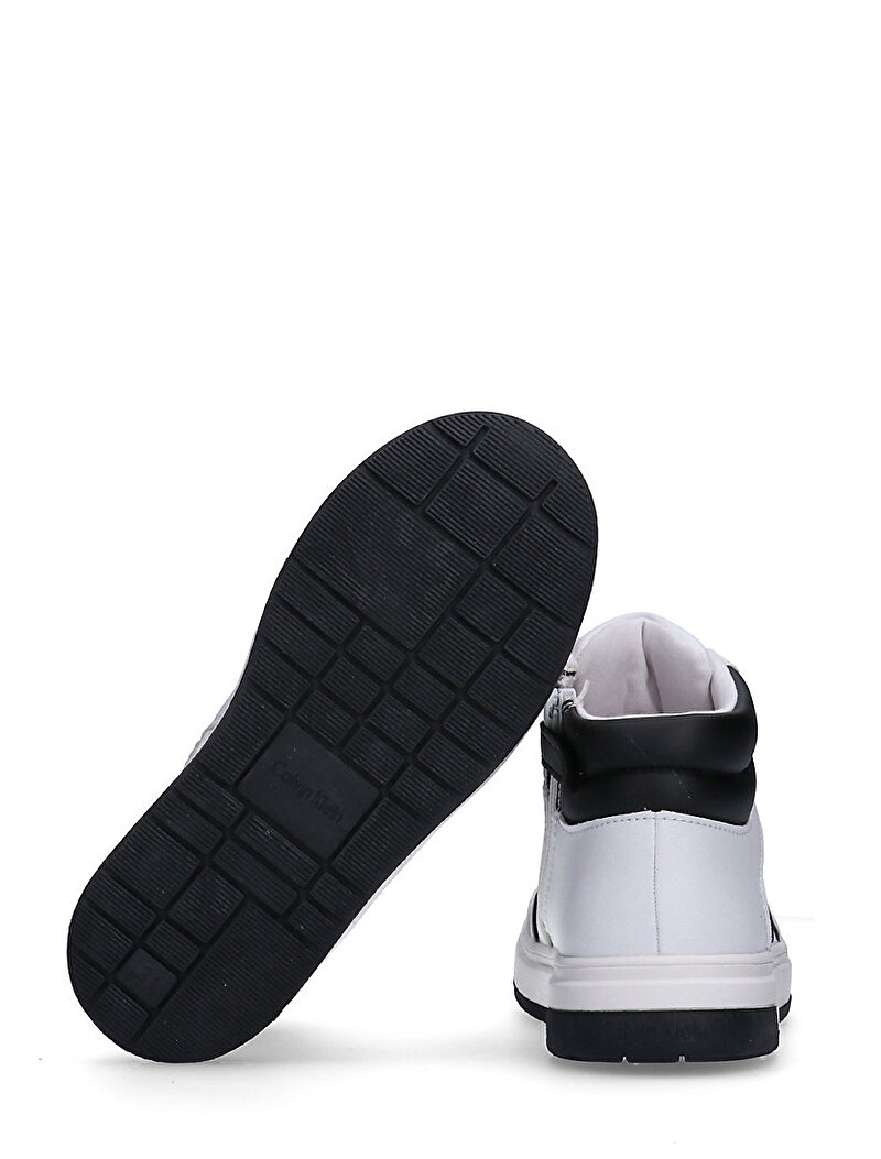 Calvin Klein Çok renkli Renkli Çocuk Unisex High Top Lace Up Sneaker