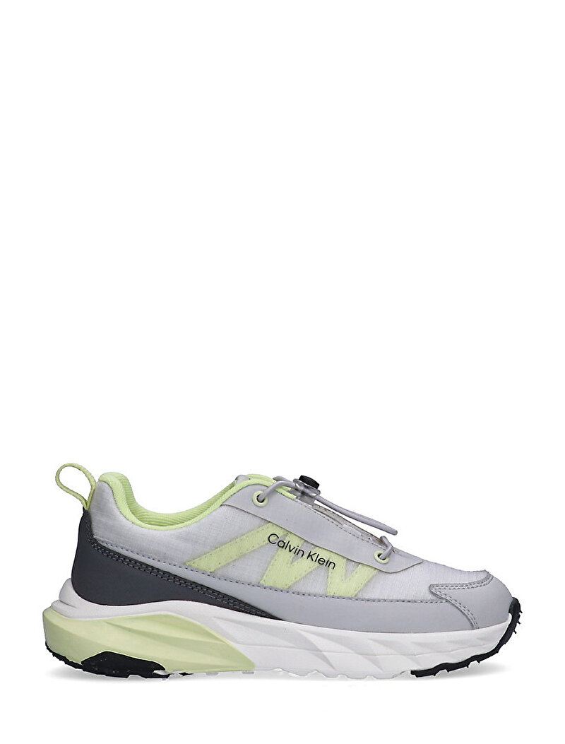 Calvin Klein Gri Renkli Çocuk Unisex Low Cut Lace Up Sneaker