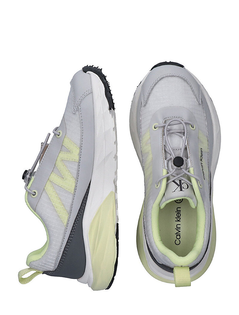 Calvin Klein Gri Renkli Çocuk Unisex Low Cut Lace Up Sneaker