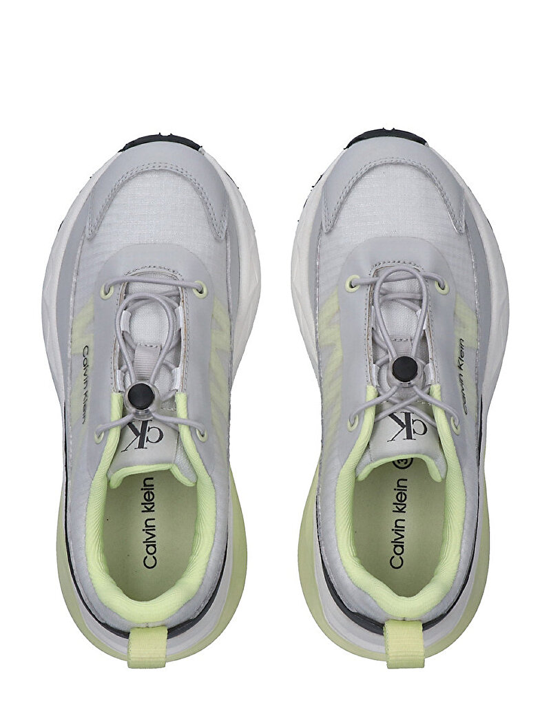 Calvin Klein Gri Renkli Çocuk Unisex Low Cut Lace Up Sneaker