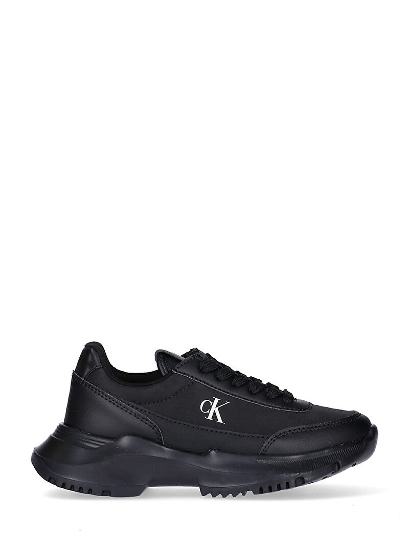 Calvin Klein Siyah Renkli Kız Çocuk Low Cut Lace Up Sneaker