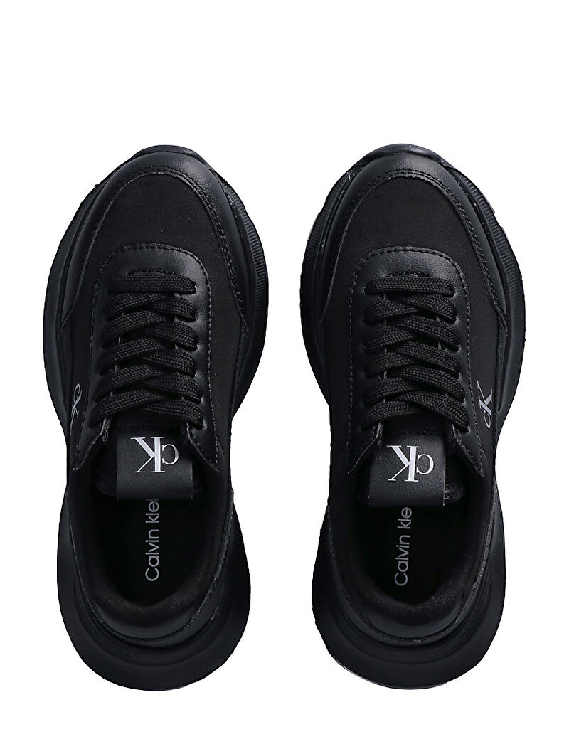 Calvin Klein Siyah Renkli Kız Çocuk Low Cut Lace Up Sneaker
