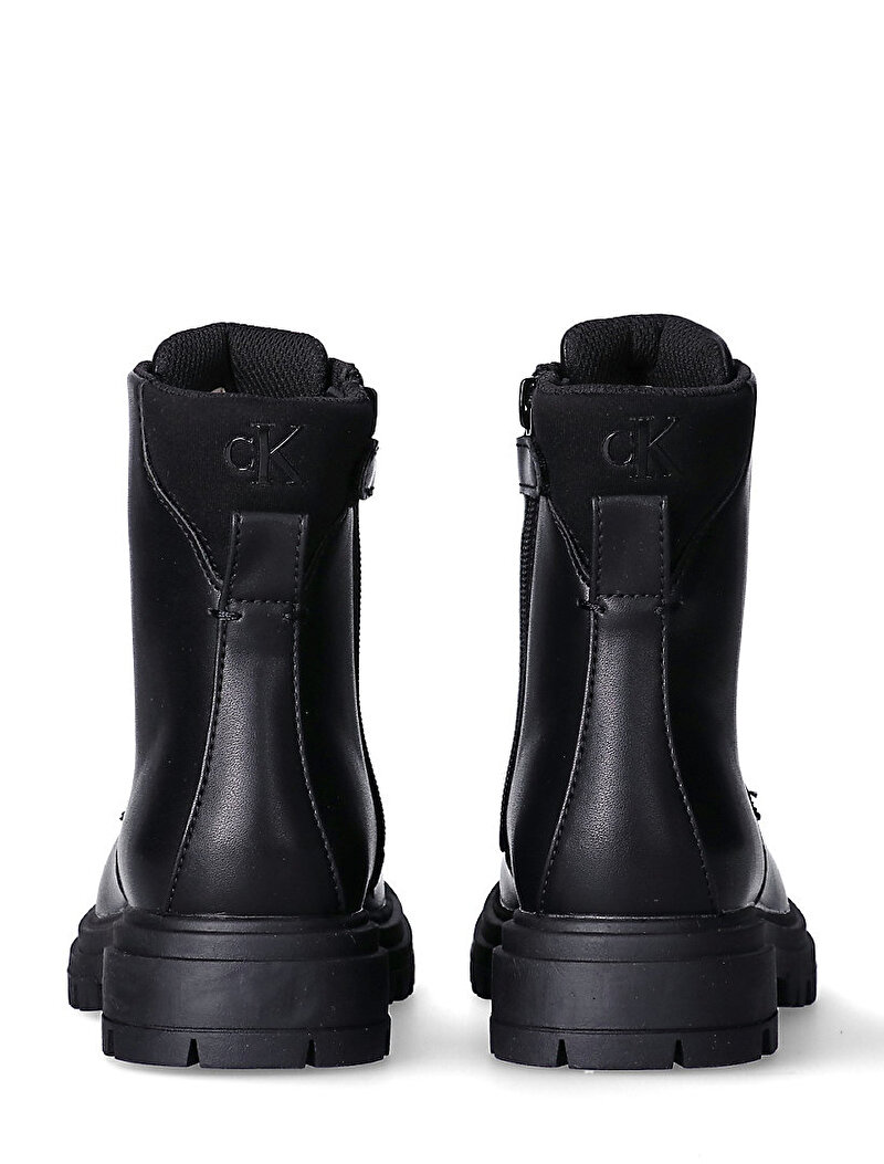 Calvin Klein Siyah Renkli Kız Çocuk Lace Up Bot