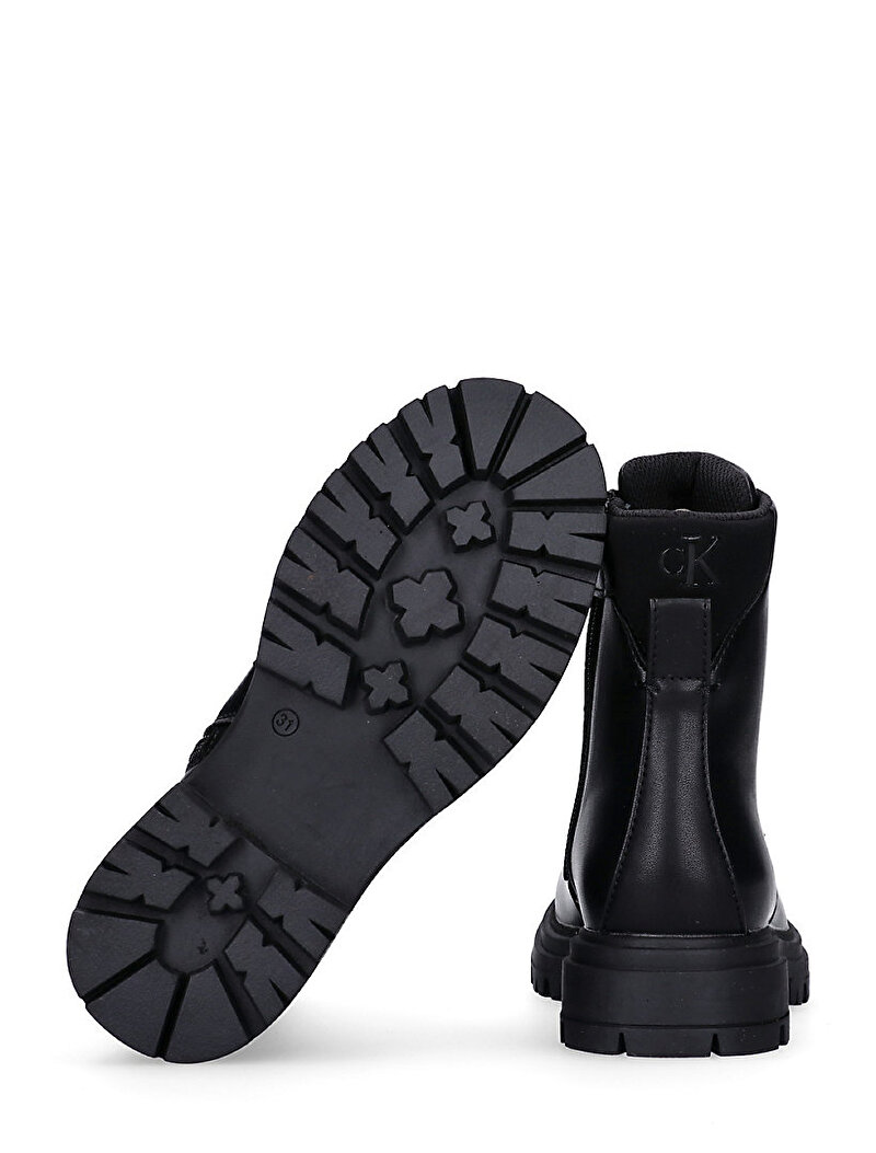 Calvin Klein Siyah Renkli Kız Çocuk Lace Up Bot