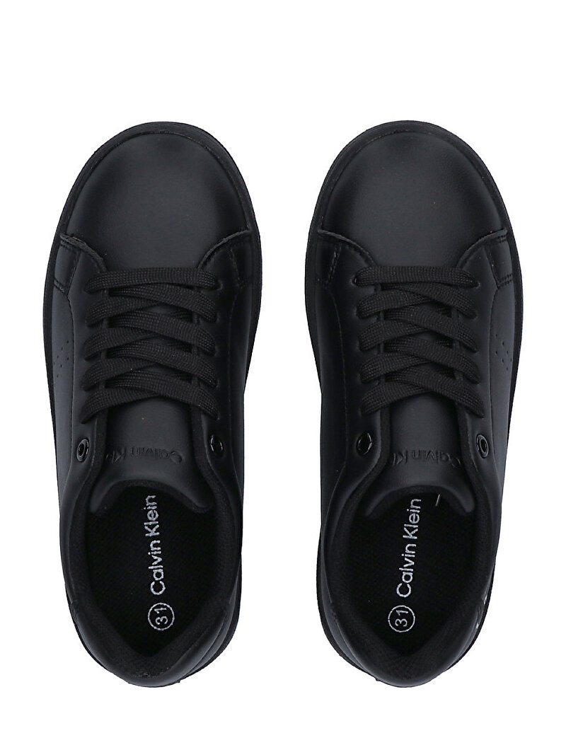 Calvin Klein Siyah Renkli Çocuk Unisex Low Cut Lace Up Sneaker