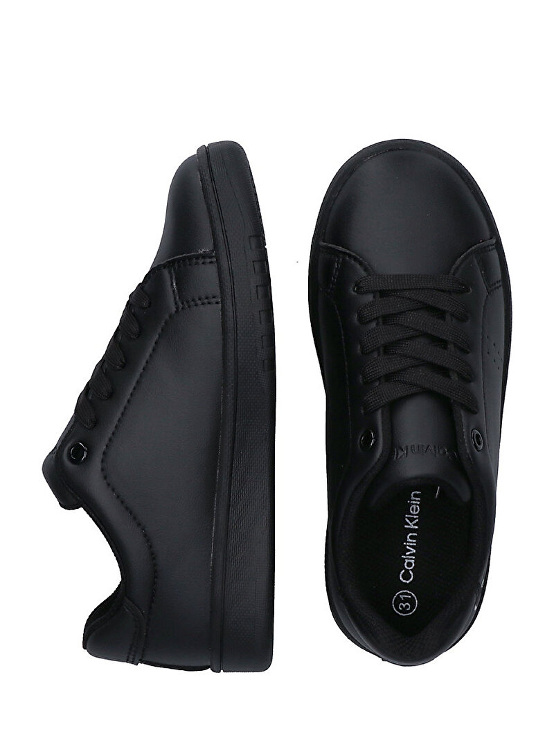Calvin Klein Siyah Renkli Çocuk Unisex Low Cut Lace Up Sneaker