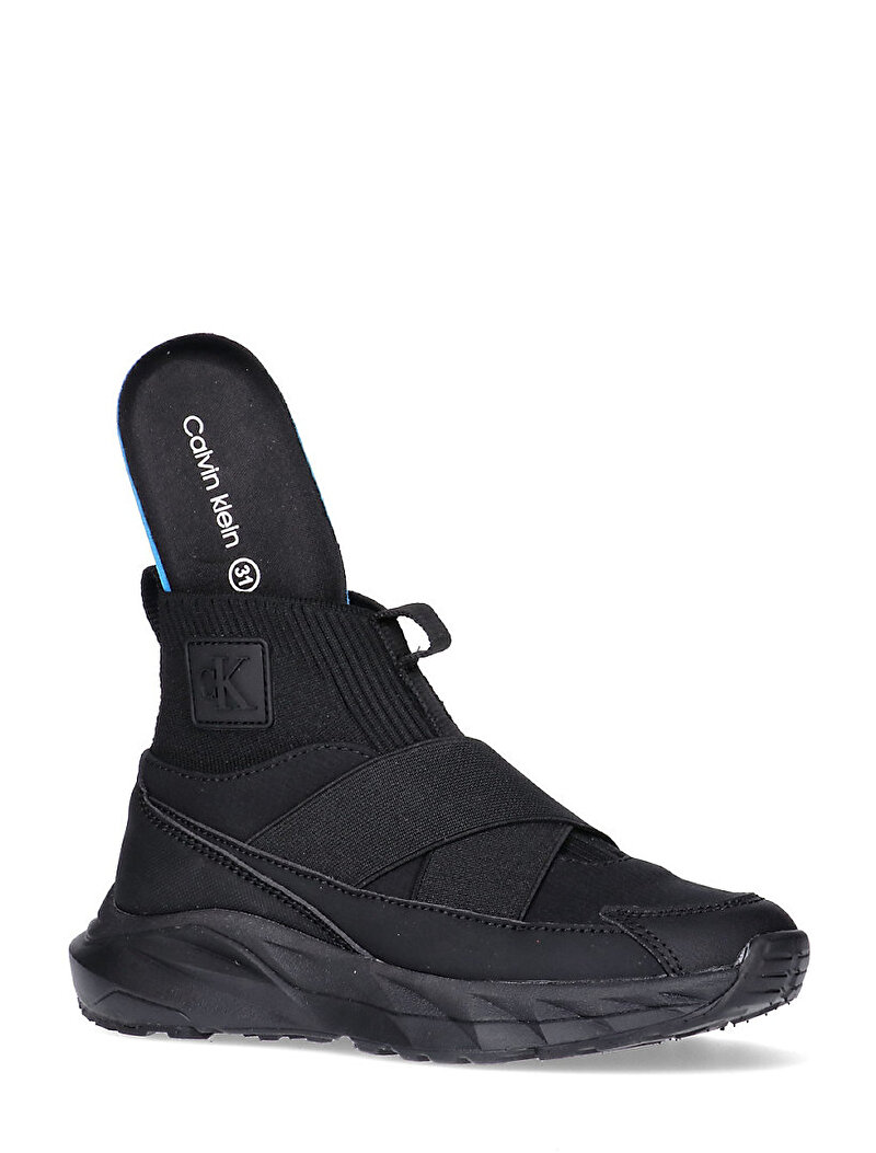 Calvin Klein Siyah Renkli Çocuk Unisex High Top Sneaker