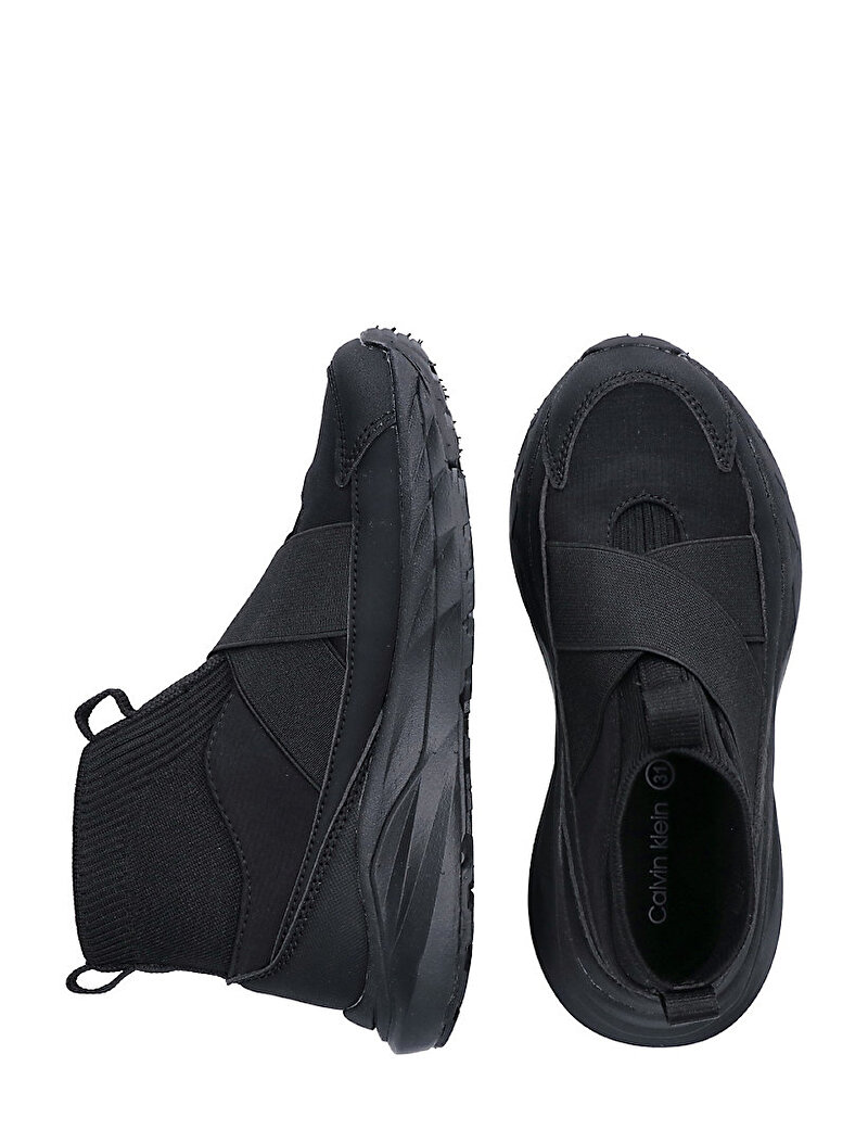 Calvin Klein Siyah Renkli Çocuk Unisex High Top Sneaker