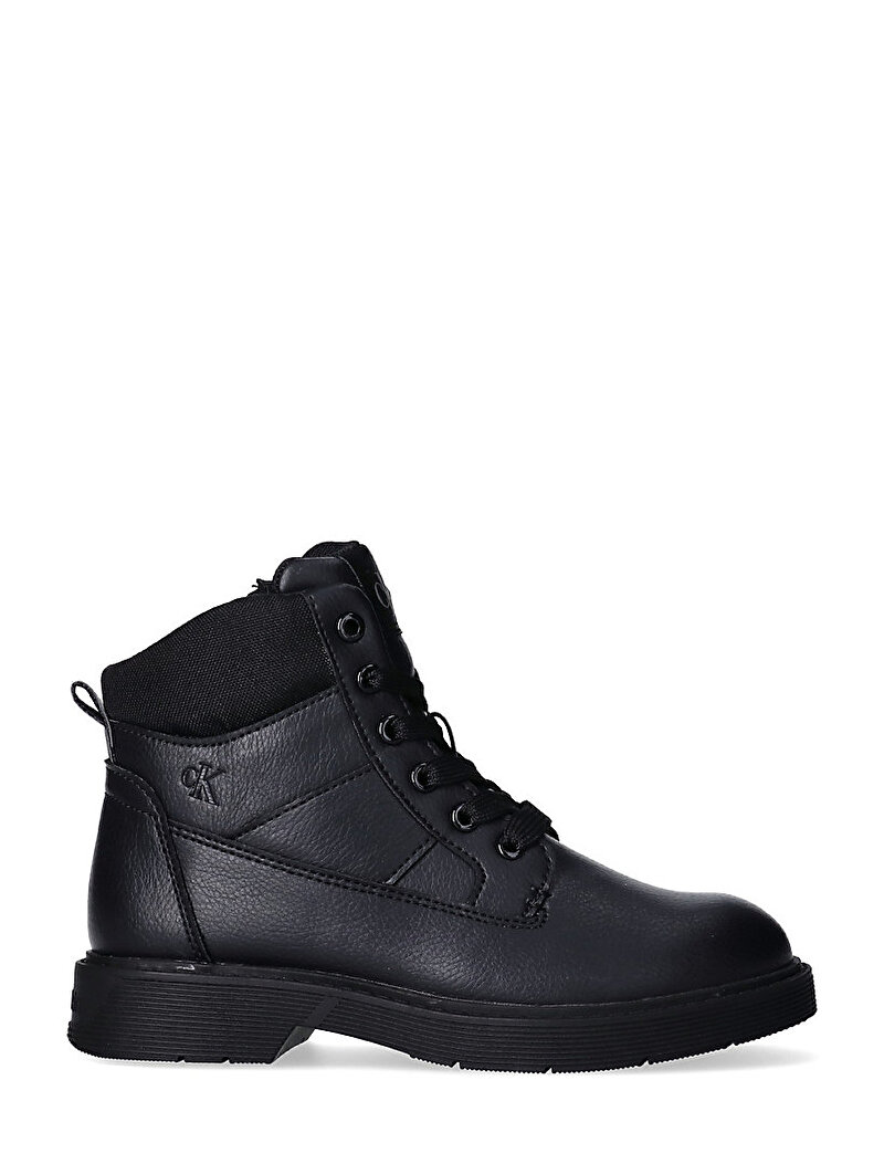 Calvin Klein Siyah Renkli Çocuk Unisex Lace Up Bot