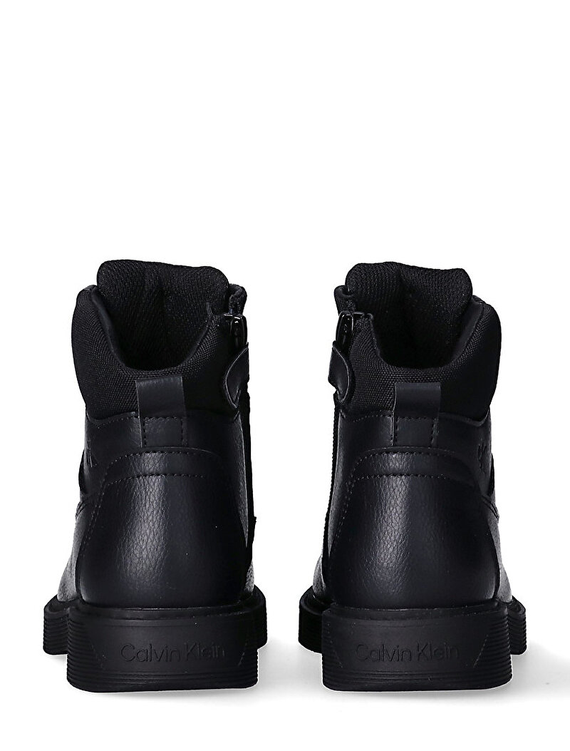 Calvin Klein Siyah Renkli Çocuk Unisex Lace Up Bot