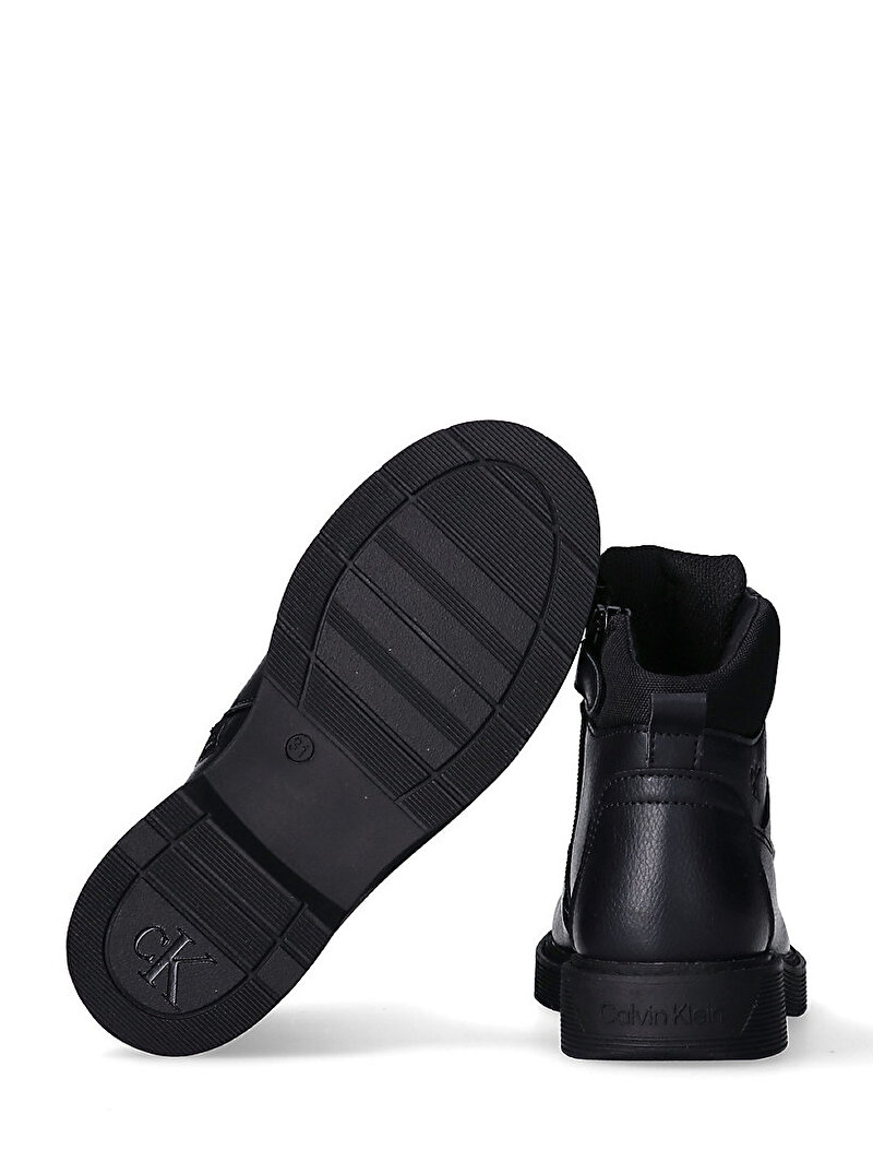 Calvin Klein Siyah Renkli Çocuk Unisex Lace Up Bot