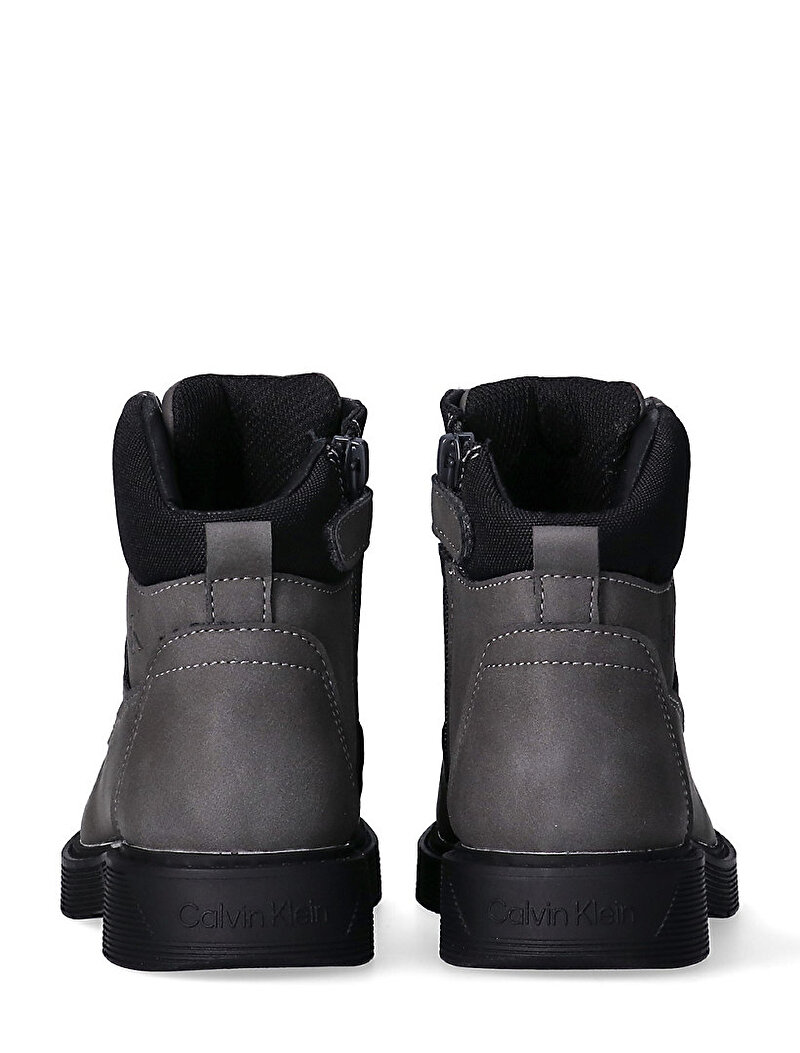 Calvin Klein Siyah Renkli Çocuk Unisex Lace Up Bot