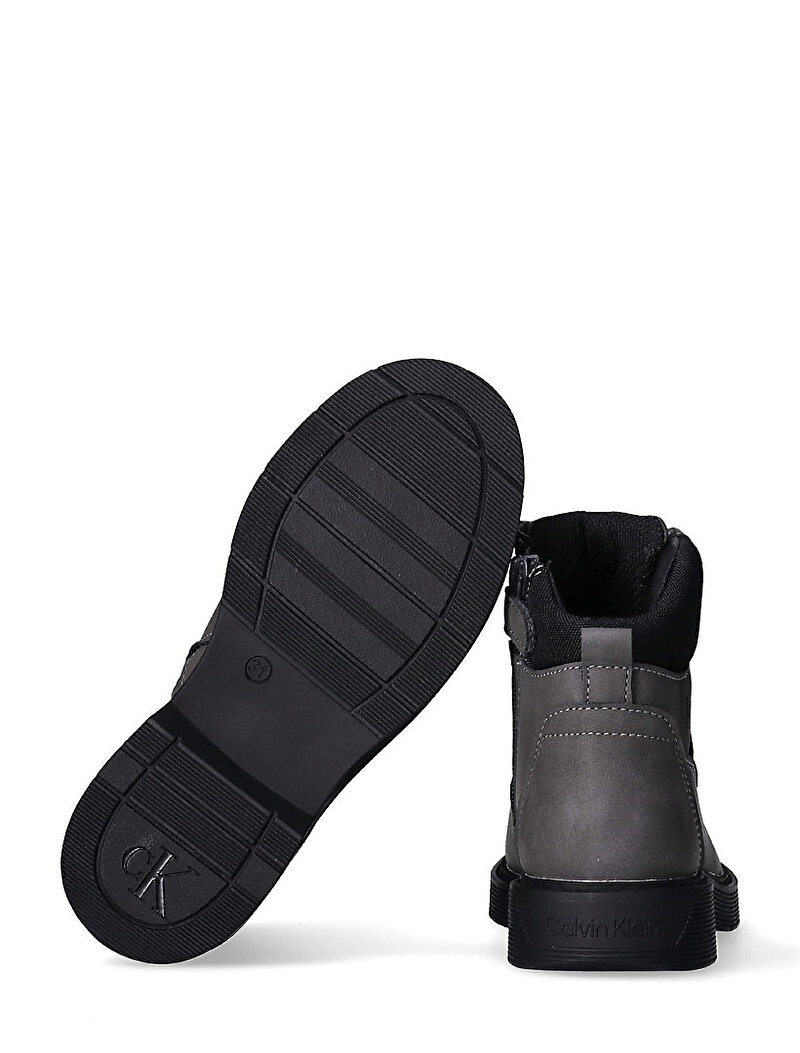 Calvin Klein Siyah Renkli Çocuk Unisex Lace Up Bot