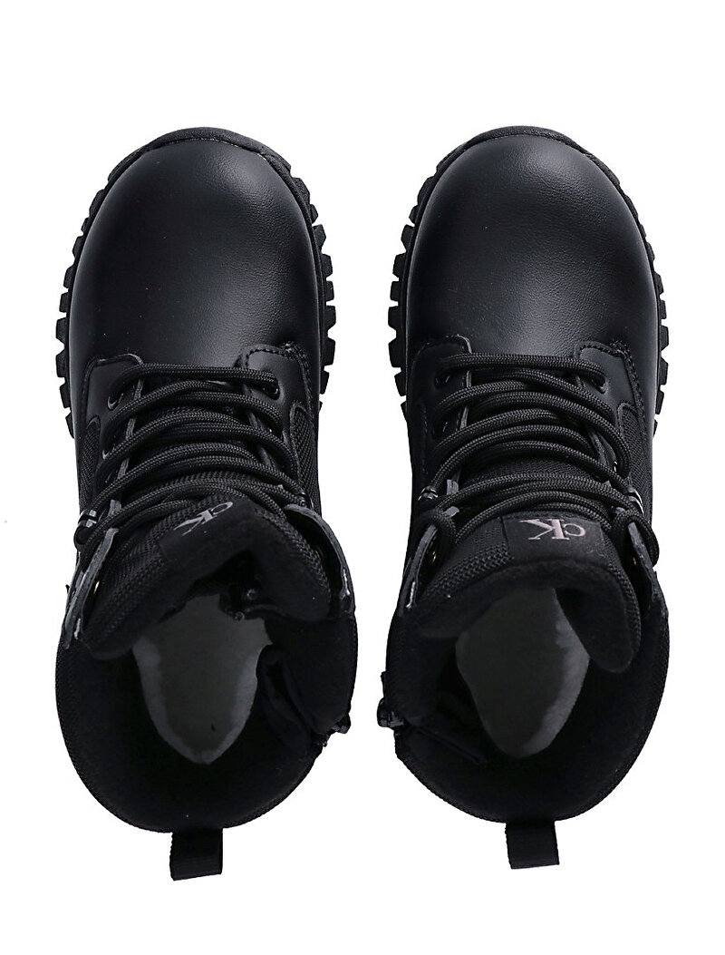 Calvin Klein Siyah Renkli Çocuk Unisex Lace Up Bot