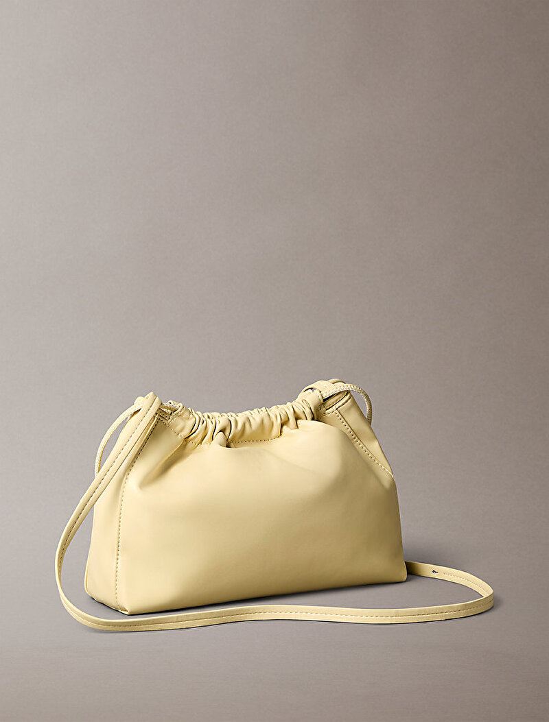 Calvin Klein Sarı Renkli Kadın Drawstring Çapraz Çanta