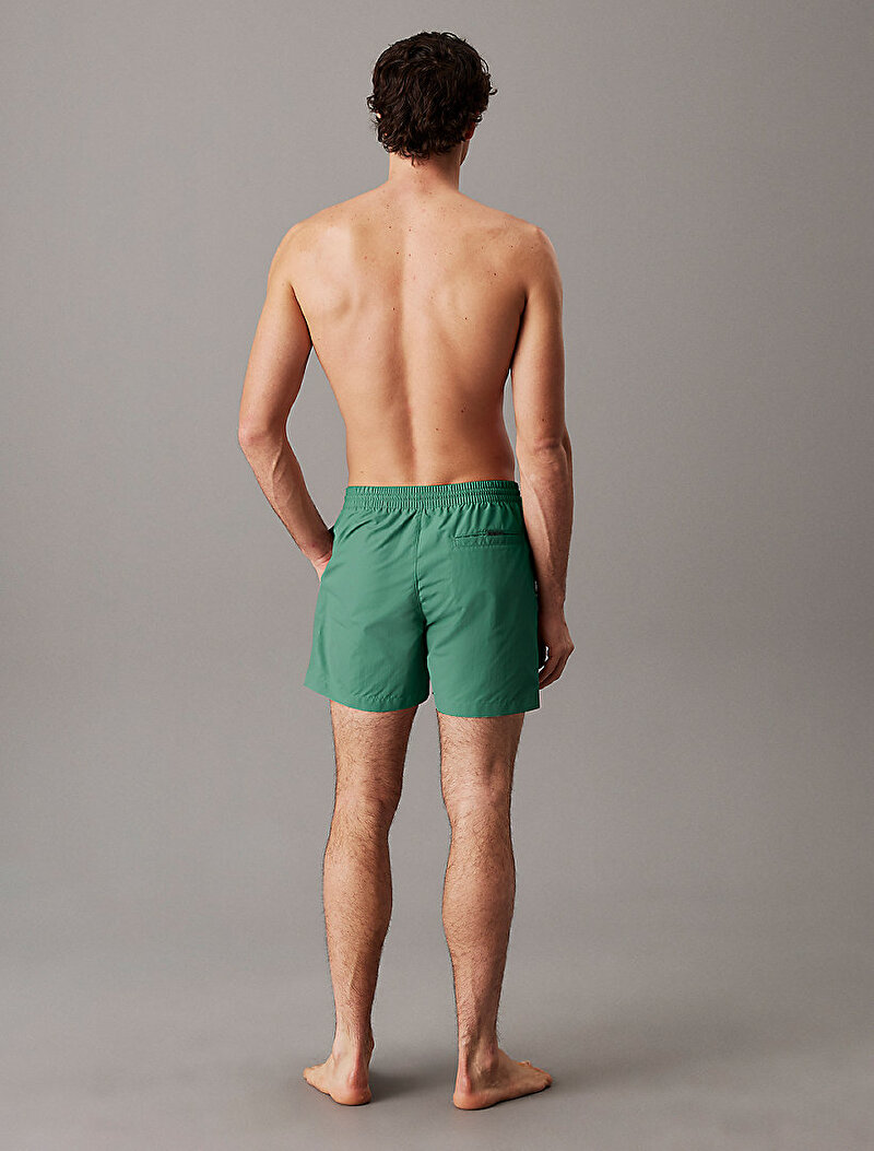 Calvin Klein Yeşil Renkli Erkek Drawstring Deniz Şortu
