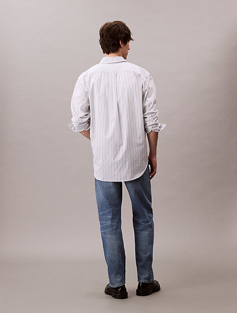 Calvin Klein Mavi Renkli Erkek 90s Straight Jean Pantolon