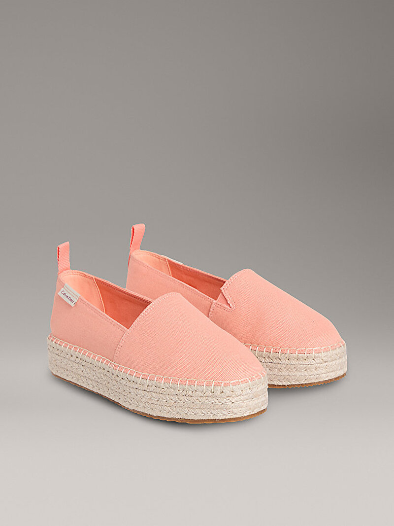 Calvin Klein Pembe Renkli Kadın Platform Espadril