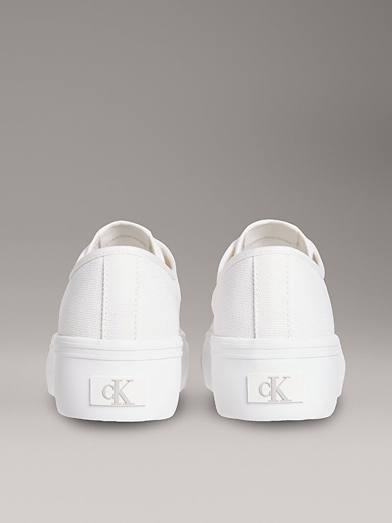 Calvin Klein Beyaz Renkli Kadın Vulcanic Flatform Sneaker