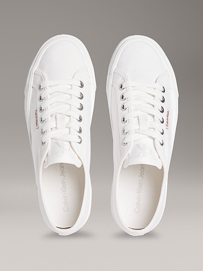 Calvin Klein Beyaz Renkli Kadın Vulcanic Flatform Sneaker
