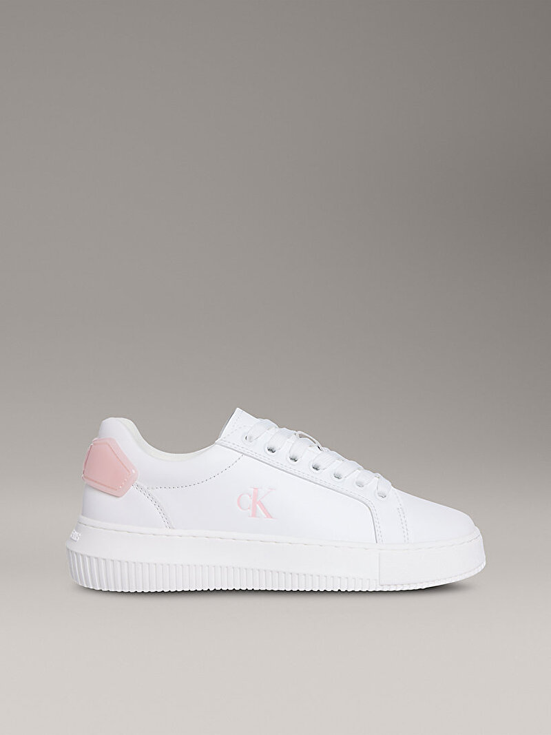 Calvin Klein Beyaz Renkli Kadın Chunky Cupsole Runner Sneaker