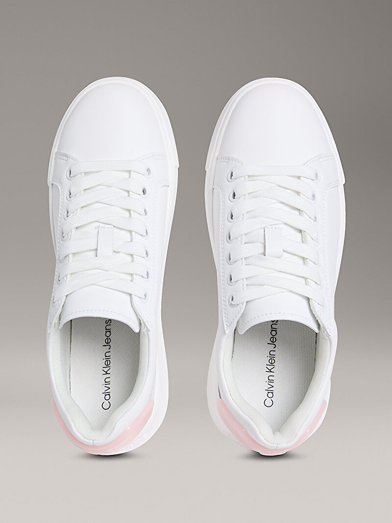 Calvin Klein Beyaz Renkli Kadın Chunky Cupsole Runner Sneaker
