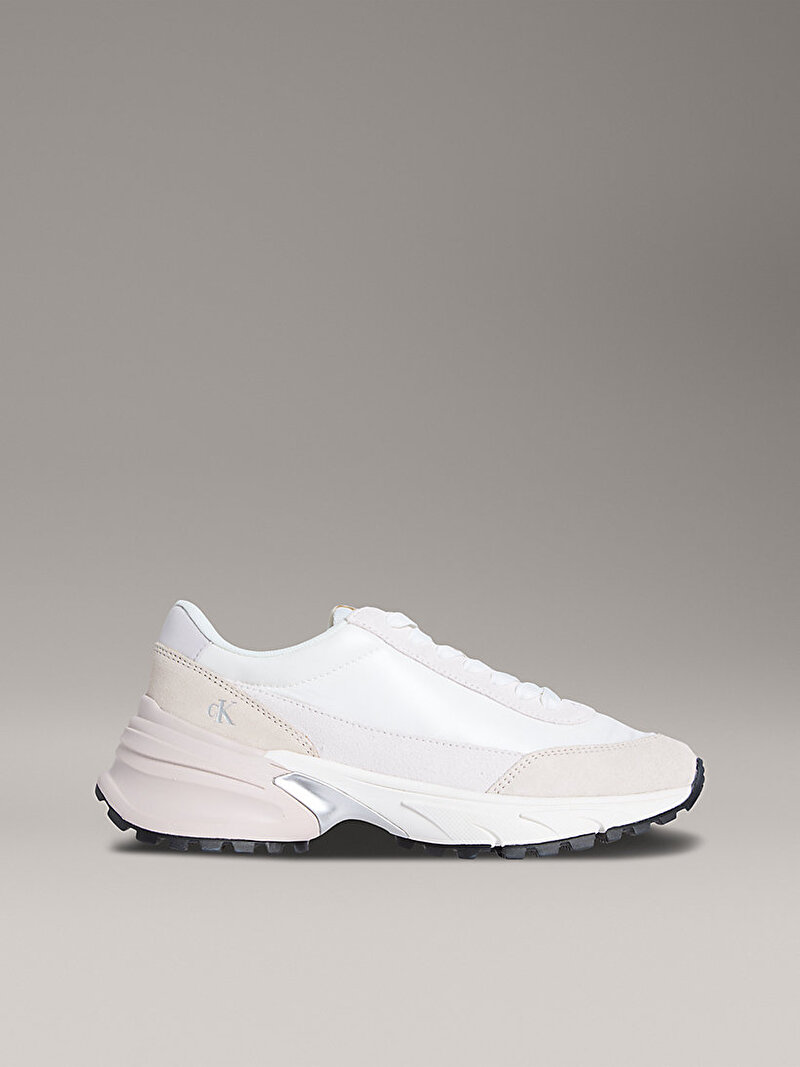 Calvin Klein Beyaz Renkli Kadın Hike Runner Nylon Sneaker