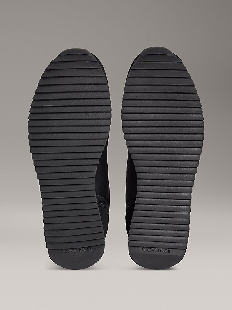 Calvin Klein Siyah Renkli Kadın Runner Laceup Nylon Sneaker