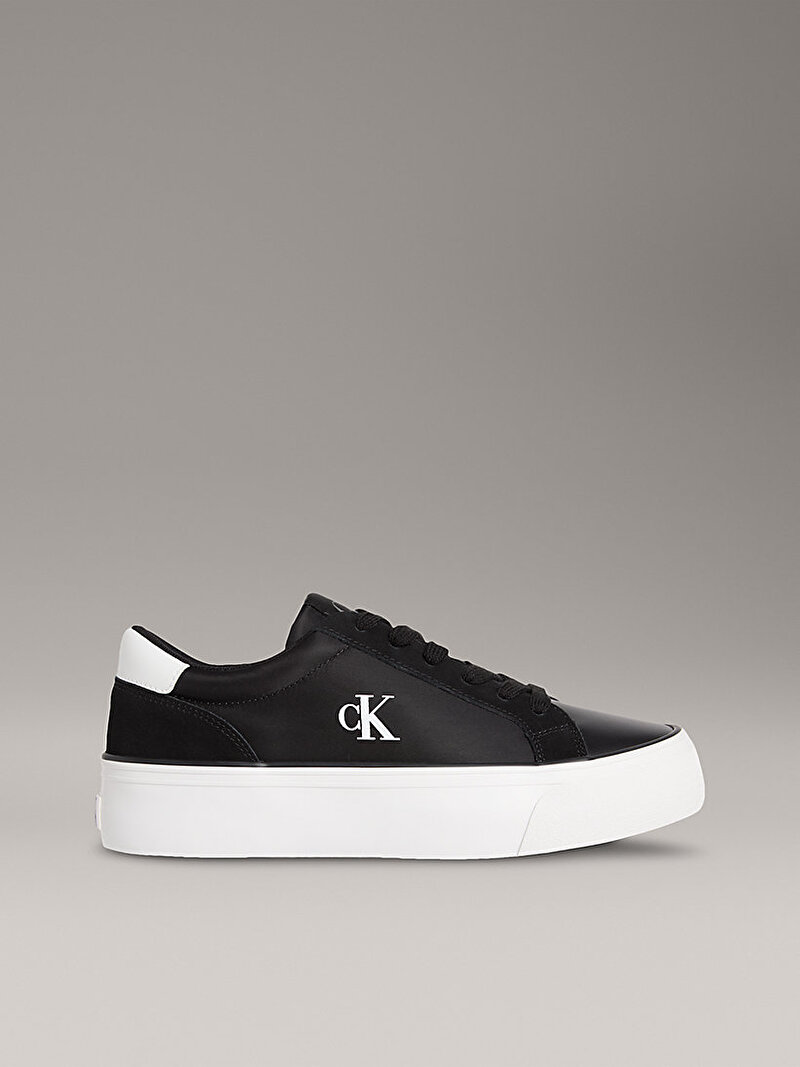Calvin Klein Siyah Renkli Kadın Vulcanic Flatform Monogram Sneaker