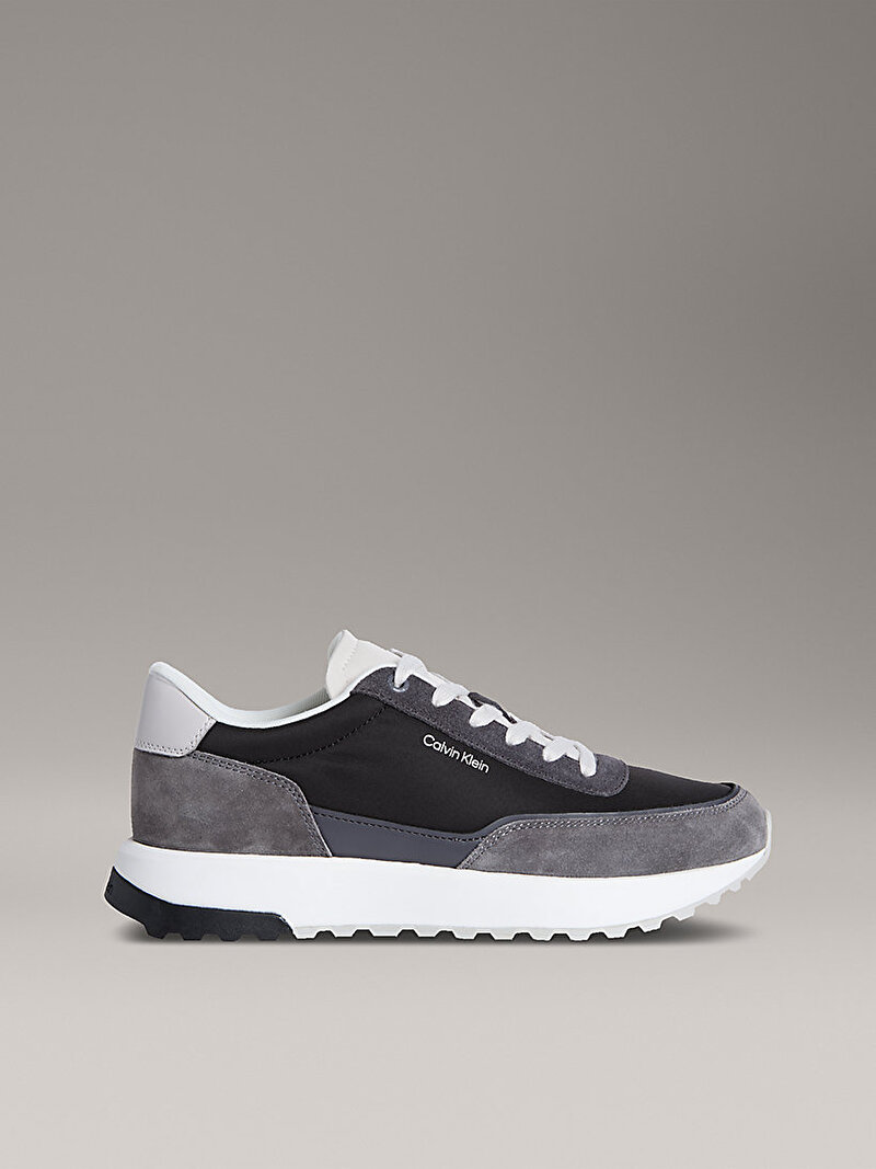 Calvin Klein Gri Renkli Erkek Low Top Lace Up Sneaker