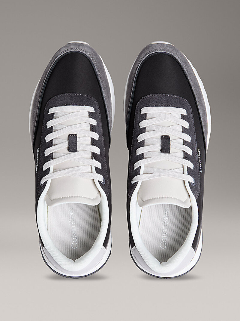 Calvin Klein Gri Renkli Erkek Low Top Lace Up Sneaker