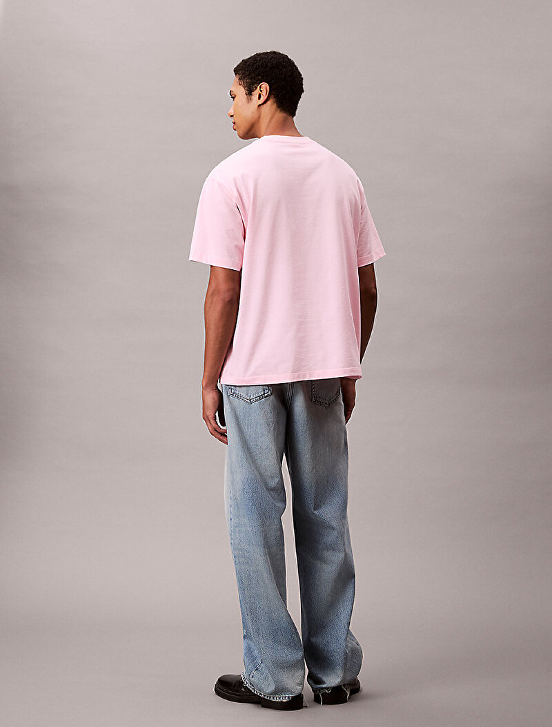 Calvin Klein Pembe Renkli Erkek 16s Calvin Klein T-shirt
